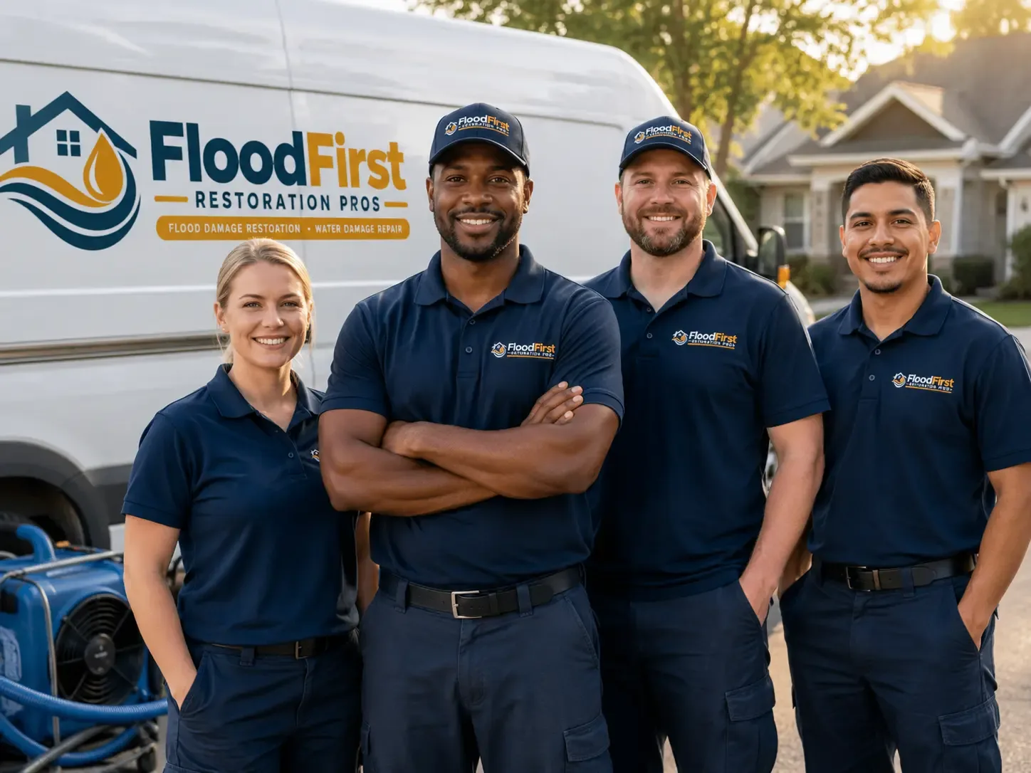 Flood Damage Restoration company in Hallieford, VA